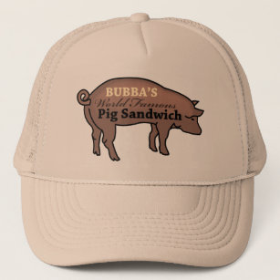 Bubba's wereldberoemde varkenssandwich trucker pet