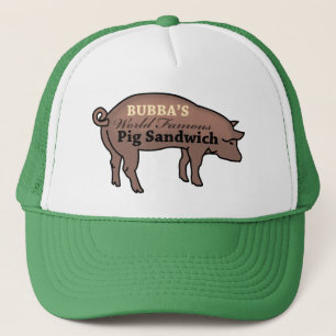 Bubba's wereldberoemde varkenssandwich trucker pet