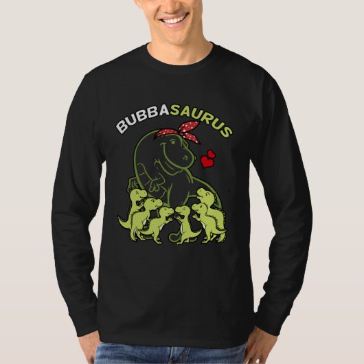 Bubbasaurus Bubba 6 Kids Dinosaur Mother s Day T-shirt (Voorkant)