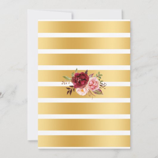 Bubbbles & Borboun voor ik verloving marsala doe Kaart (Achterkant)