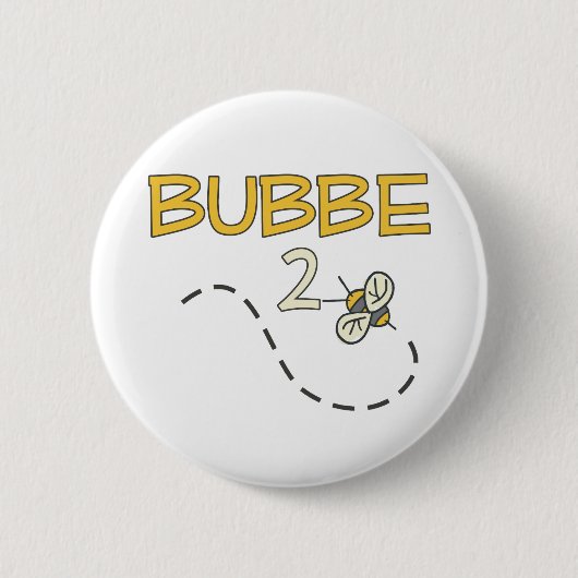 Bubbe 2 Bee Ronde Button 5,7 Cm (Voorkant)