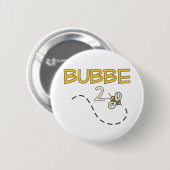 Bubbe 2 Bee Ronde Button 5,7 Cm (Voorkant /achterkant)