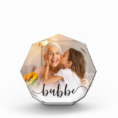 Bubbe Grandma Script Overlay Fotoblokken (Voorkant)