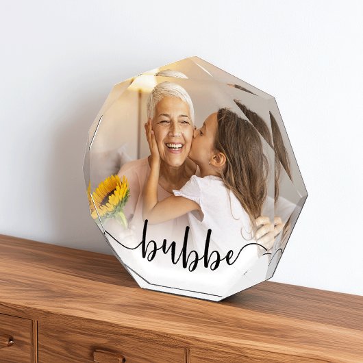 Bubbe Grandma Script Overlay Fotoblokken