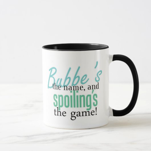 Bubbe is de naam, en Spoiling is de Gam Mok (Rechts)
