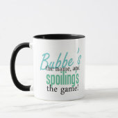 Bubbe is de naam, en Spoiling is de Gam Mok (Links)