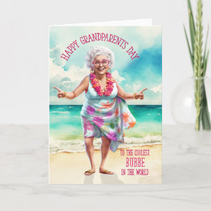 Bubbe Jiddisch Oma Grootouders Dag Coolste Feestdagen Kaart