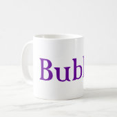 Bubbe Not Grandma Jewish Personalized Mug for her Koffiemok (Voorkant links)