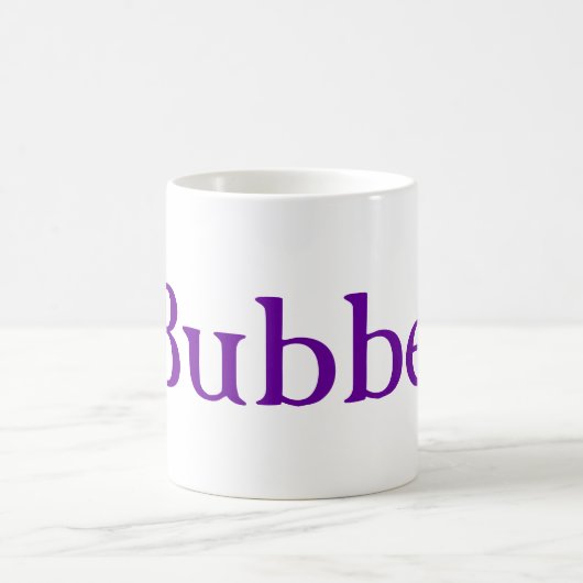 Bubbe Not Grandma Jewish Personalized Mug for her Koffiemok (Center)