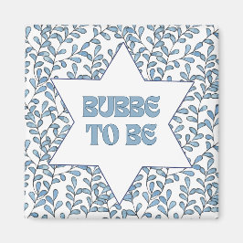 "Bubbe to Be" Grappig Nieuwe Oma Modern Joods Scha Magneet