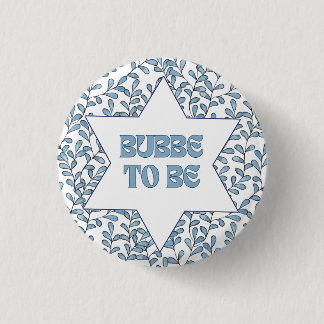 "Bubbe to Be" Grappig Nieuwe Oma Modern Joods Scha Ronde Button 3,2 Cm