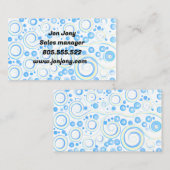 bubbel afbeelding visitekaartje (Voorkant / Achterkant)