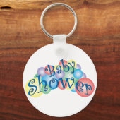Bubbel Baby shower Sleutelhanger (Voorkant)