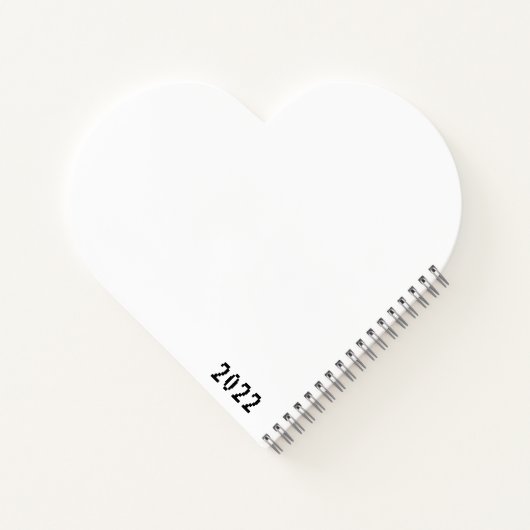 Bubbel en kleurrijk hart notitieboek (Achterkant)