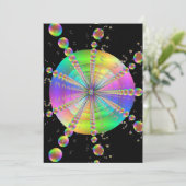 bubbel kaart (Staand voorkant)