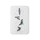 Bubbel Penguins Bath Mat (Voorkant Verticaal)