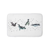 Bubbel Penguins Bath Mat (Voorkant)