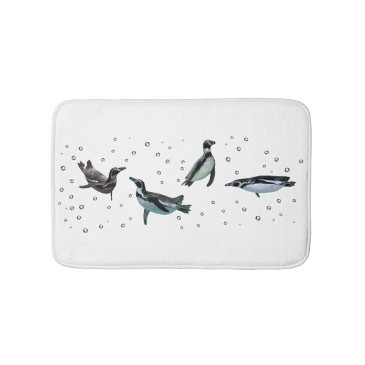 Bubbel Penguins Bath Mat (Voorkant)