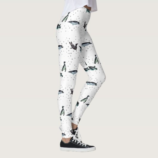 Bubbel Pinguïns Leggings (kies kleur) (Rechts)