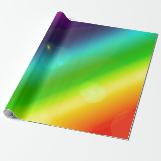 Bubbel regenboog cadeaupapier