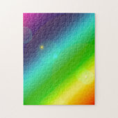 Bubbel regenboog legpuzzel (Verticaal)