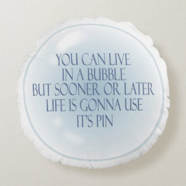 bubbel rond gooi kussen