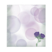 bubbel-roos notitieblok (Voorkant)