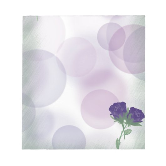 bubbel-roos notitieblok (Voorkant)