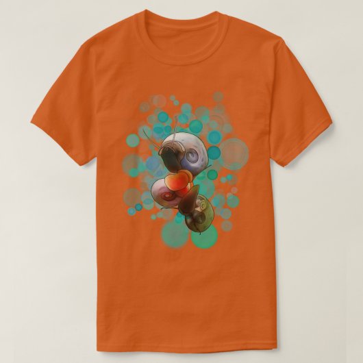 Bubbel slakken t-shirt (Design voorkant)