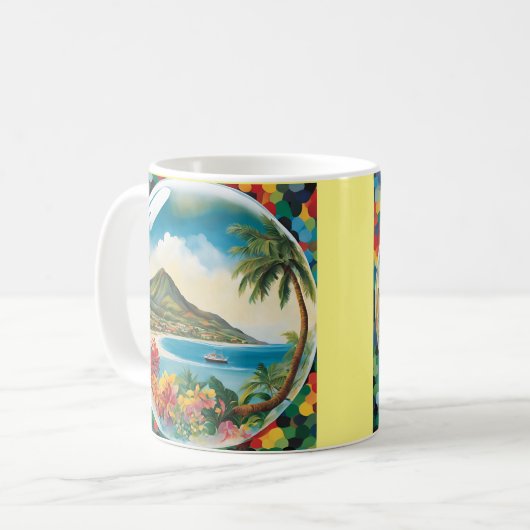 Bubbel van de Paradijs Mok (Voorkant links)