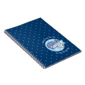 Bubbel zwemt met walvis notitieboek (Rechterzijde)