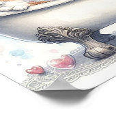 bubbelbad kat poster (Hoek)