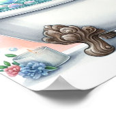 bubbelbad nijlpaard poster (Hoek)