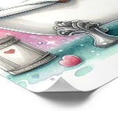 bubbelbad paard poster (Hoek)