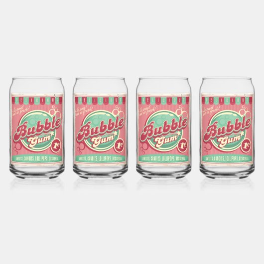 bubbelgombril blikvorm glas (Voorkant)