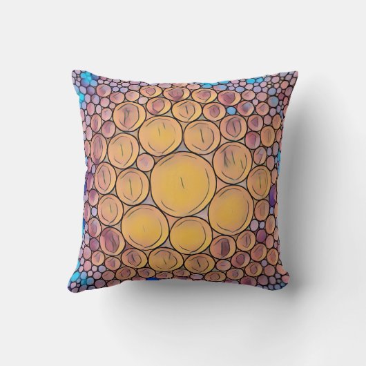 bubbelkussen kussen (Achterkant)