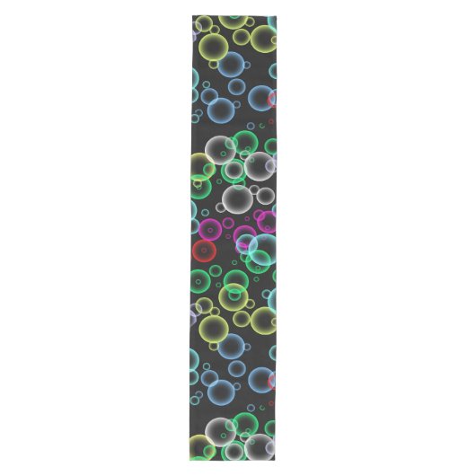 bubbelpatroon 02.b Black BG Medium Tafelloper (Voorkant)