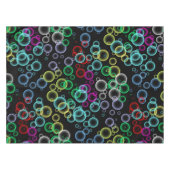 bubbelpatroon 02.b Black BG Tafelkleed (Voorkant (Horizontaal))