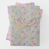 bubbelprobleem leuk inpakpapier vel (In situ)