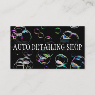 BUBBELS AUTO DETAILING AUTO REPARATIE BEDRIJFSKAAR VISITEKAARTJE