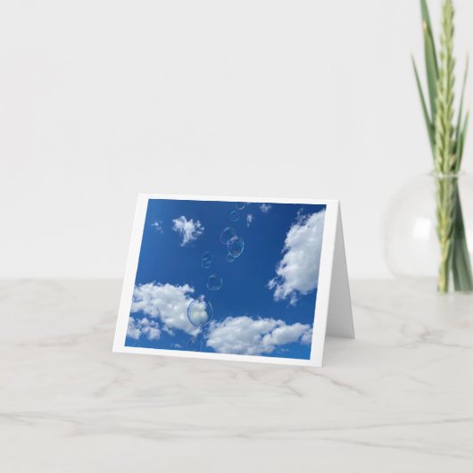 Bubbels Bedankt kaart (Voorkant)