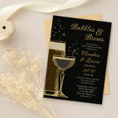 Bubbels Brouwen Koppels Uitnodiging voor Trouwdouc