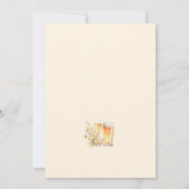 Bubbels & Brouwsels Elegante Moderne Koppels Douch Kaart (Achterkant)