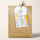 bubbels & brouwsels Eucalyptus groen gunst tag Cadeaulabel