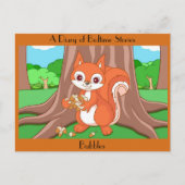 Bubbels de Helpvolle eekhoorn Briefkaart (Voorkant)