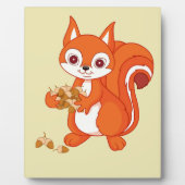 Bubbels de Helpvolle eekhoorn Fotoplaat (Voorkant)
