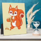 Bubbels de Helpvolle eekhoorn Fotoplaat (Zijkant)