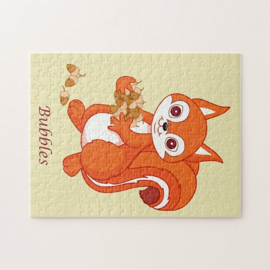 Bubbels de Helpvolle eekhoorn Legpuzzel (Horizontaal)