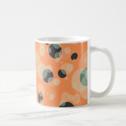 BUBBELS elegantie Koffiemok (Rechts)