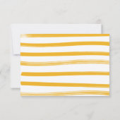 Bubbels en bier Baby shower Dank u kaart (Achterkant)